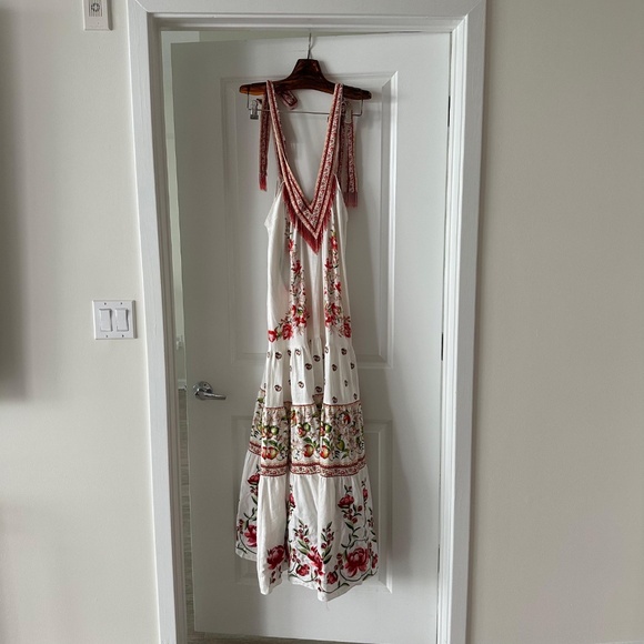 Farm Rio Off-White Apple Romance Maxi Dress - Picture 4 of 8